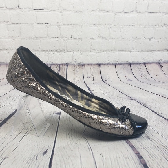 Sam Edelman Silver Metallic Flat shoes - Picture 3 of 8
